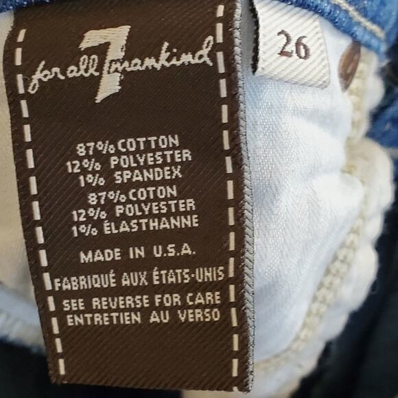 7FAM ROXANNE skinny jeans‎ size 26 - Picture 6 of 7